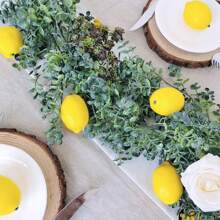 6 đồ trang trí chanh nhân tạo, chanh vàng, vòng hoa chanh, vòng hoa, tiệc nước chanh, bàn bếp, đồ trang trí mùa hè và mùa xuân, bát đựng trái cây, bình hoa, đồ đựng nhân, đạo cụ chụp ảnh, quà tặng sinh nhật, tốt nghiệp, cây giả - Màu vàng - Xem 9