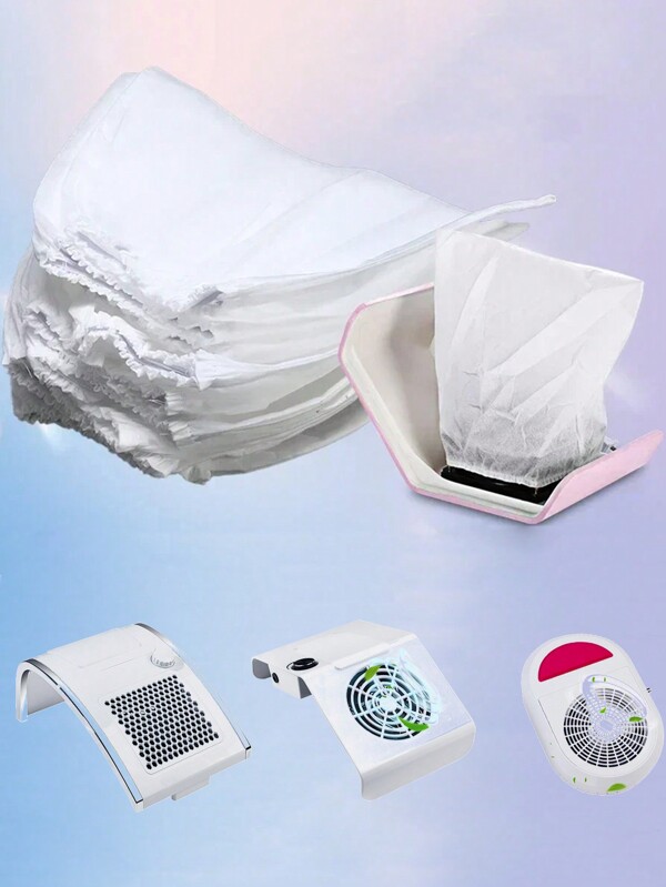 10/5/3/1pc Nail Dust Collector Bag Nail Vacuum Cleaner Dust Suction Collection Bag Replacement Bag Manicure Dust Equipment Tool