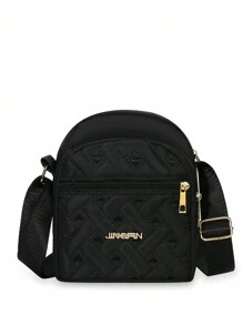 方形包 中性斜挎包 耐磨牛津布 手机包 单肩包 外出背包 男士包包 男士礼物 度假旅行必备品 爸爸礼物 男朋友礼物 男士侧包 手提包 邮差包 流浪包 黑色包包 节日必备品 男士包包 露营单肩包 夏季返校 - 黑色 - 查看 4