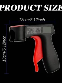 Portable Paint Can Trigger Handle, Power-Assisted Painting Attachment, Universal Compatibility, Plastic Material - Automotive Painting