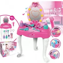 Juegos de tocador para niños con 15 accesorios - Rosa - Ver 1