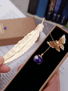 1pc Butterfly Bookmark,Bookmarks Gifts,Elegant Reading Accessories For Book Lovers,Students,Writers, Readers,Ideal Gift For Birthdays, Graduations, And General Gifting,Valentine's Day Gifts,Mother's Day,Teacher's Day,Birthday Gift For Students(Gift Box Not Included)