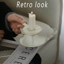 Vintage Rustic Small Iron Candle Holder, Tea Cup Shaped, Suitable For Aromatherapy Candle, Wedding Decor, Living Room And Bedroom, Luxury Decoration