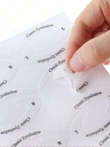 96 Stück/12 Paare Augen Make-up Schablonen, Eyeliner & Augenbrauen Schablonen Aufkleber, 4 verschiedene Designs, westliche Eyeliner & Augenbrauen Formvorlagen, Make-up Aufkleber, Make-up, günstig, Raumdekoration, Schminktisch, Reise, Schlafzimmer, Make-up Accessoires