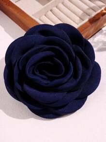 12.5-15 厘米多层精致面料山茶花胸针，适用于装饰连衣裙、西装等服饰配饰，用于衣服包包饰品学校办公室配饰衬衫夹克珠宝圣诞节万圣节衣服别针有趣可爱的教师礼物 - 彩色 - 查看 14