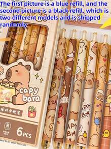 1 حبة / 3 حبات / 6 حبات أقلام قابلة للمسح قابلة للنقر (6 حبات في علبة)، مجموعة ألوان عشوائية، قرطاسية إبداعية عالية الجودة للطلاب، أقلام كرة قابلة للمسح بسهولة وتصميم جذاب ، حبر أزرق، طقم قرطاسية هدايا للعودة إلى المدرسة ، للامتحان واستخدام المدرسة ، قلم تأشير للدراسة في الفصل ،وتسجيل الدفتر