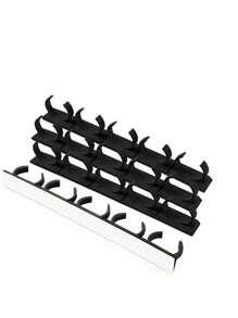 1/2/4pcs Set Condiment Jar Organizer Rack, Kitchen Spice Bottle Storage Holder, Wall Mounted Or Cabinet Door Clamp Design - Multicolor - View 13