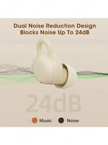 Sleeping Earbuds Wireless Mini Headphones For Work TWS Bluetooth Earphone Stereo Hidden Headsets With Mic HD Call Waterproof Inear Bluetooth Earphone Tws Headsets ﻿
