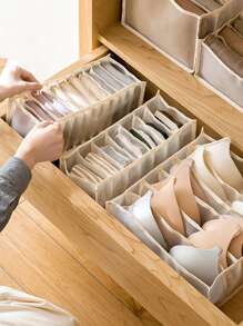 Foldable Storage Basket, Cloth Can Be Window Wardrobe Storage Frame, Large Clothing Storage Box,Foldable Storage Box For Underwear, Ties And Socks, Fabric Storage Box