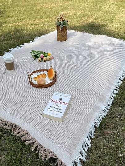 1pc Ins Style Picnic Mat,Picnic Blanket,Thickened Ins Style Outdoor Mat, Camping Picnic Cloth, Bohemian Carpet, Outdoor Windproof Cloak, Moisture-Proof Mat,Suitable For Outdoor And Home Use,Outdoor Picnic, Windproof Cloak, Table Cloth, Outdoor Decoration, Girlfriend Gift