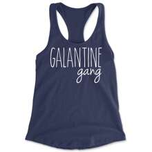 Galentine Gang Valentine's Shirt Racerback Tank Top For Women - 棉花糖 - 查看 3