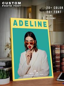 1 szt. Spersonalizowane zdjęcia do wydruku na płótnie - wydruki na płótnie ze zdjęciami na spersonalizowanej grafice ściennej do sypialni, salonu, na wesele, dla dziecka, zwierzaka, rodziny, miłości, pary, przyjaciela, obrazu, zdjęcia, oprawionej sztuki ściennej, prezentu świątecznego, prezentu dla najlepszego przyjaciela, prezentu rodzinnego, prezentów urodzinowych, prezentu dla rodziny/przyjaciela/dziewczyny/chłopaka