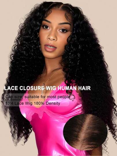 Deep Wave Lace Front Wigs Human Hair 13x4 Transparent Deep Curly Lace Frontal Wigs Human Hair 180% Density Wigs Human Hair Pre Plucked With Baby Hair Natural Color