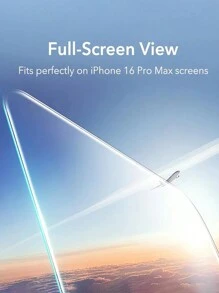 3pcs 16e / 16 Pro / 16 Pro Max / 16 Plus Full Screen Anti-Scratch / Anti-Drop Tempered Glass Screen Protector Compatible With Iphone