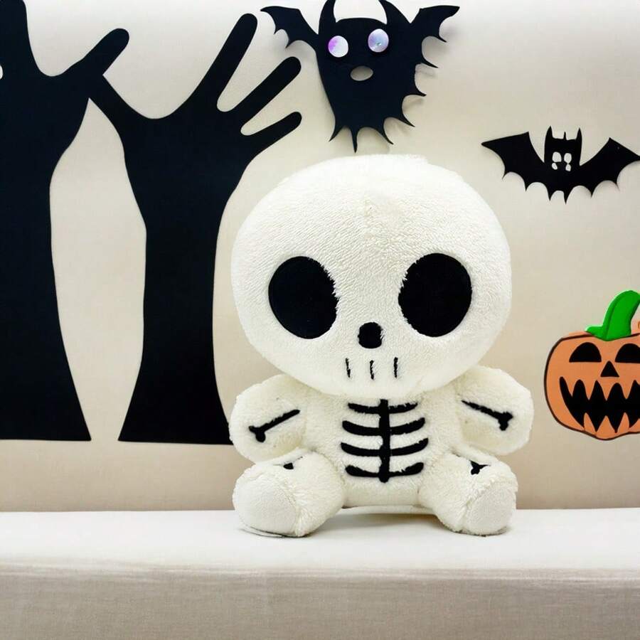 Halloween Cute Ghost Plush Terrifying Skeleton Can Be Given As A Holiday Gift To Friends
