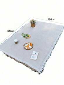 1pc Ins Style Picnic Mat,Picnic Blanket,Thickened Ins Style Outdoor Mat, Camping Picnic Cloth, Bohemian Carpet, Outdoor Windproof Cloak, Moisture-Proof Mat,Suitable For Outdoor And Home Use,Outdoor Picnic, Windproof Cloak, Table Cloth, Outdoor Decoration, Girlfriend Gift
