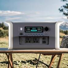 UAPOW Portable Power Station 1600W - 1024Wh LiFePO4 Battery Solar Generator Fast Charge For Outdoor Camping RV Home Backup Power Suitable For Outdoor Play, Gifts For Family, Friends, Birthday, Christmas, Winter, New Year