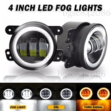 1 Par de 4 pulgadas de luz antiniebla soporte de montaje de luces de automóviles,2 Faros Antiniebla Led De 4 Pulgadas Para,Bombilla de faro. - Negro - Ver 2