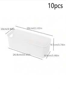 1 szt. Mleczny biały organizer biurkowy z przegródkami, tacka do przechowywania bielizny, skarpetek, małych przedmiotów