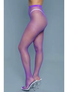 2302 Up All Night Pantyhose - 紫色 - 查看 1