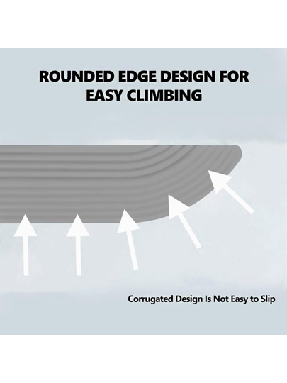 Rubber Wheelchair Ramp, Xiao Mi Mijia IRobot Eufy Ecovacs Roborock Stofzuiger Cleaner Robot Threshold Any Ramp,Indoor Ramp,Rubber Ramp,Cushioned Home Climbing Mat,Step Ramp Climbing,Door Sill Plate,Sweeper Ramp,Vacuum Door Sill. view 3