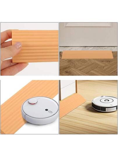 Rubber Wheelchair Ramp, Xiao Mi Mijia IRobot Eufy Ecovacs Roborock Stofzuiger Cleaner Robot Threshold Any Ramp,Indoor Ramp,Rubber Ramp,Cushioned Home Climbing Mat,Step Ramp Climbing,Door Sill Plate,Sweeper Ramp,Vacuum Door Sill. view 4