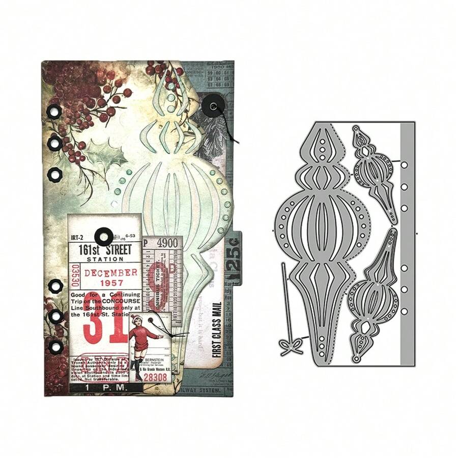 Organisateur Dies Scrapbooking OctBird - 20 Pochettes Magnétiques Avec étiquettes