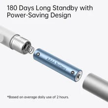 Microsoft Surface Pen, For Surface Pro 11, 10, 7+, Surface Go Series, Surface Laptop Series, Surface Book Models, Surface Studio, Precision, Bluetooth, Long Battery Life, Customizable, Platinum - Silver - View 7