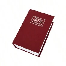 1 件逼真的书籍保险箱，金属盒硬币银行，隐藏式桌面储物盒，经典书籍保险箱 - 彩色 - 查看 19