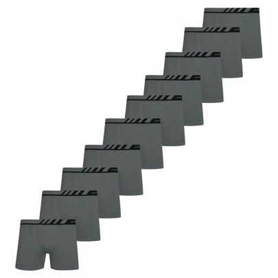 Kit 10 Cuecas Boxer Lupo Em Microfibra Masculina Sem Costura Atacado Original 671-002