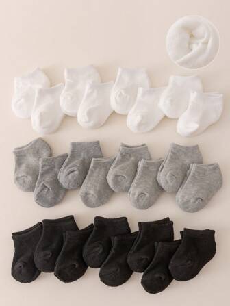 20 双儿童/婴儿隐形短袜，春夏季舒适