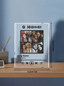 1 pièce Plaque personnalisée Spotify, plaque d'image de couple personnalisée, cadre photo personnalisé, plaque de musique de chanson de couple personnalisée, cadre photo décoratif personnalisé pour la maison, plaque de couverture d'album, cadeaux uniques pour les femmes, cadeaux romantiques d'art musical, cadeau d'anniversaire, cadeau de la Saint-Valentin, cadeau d'anniversaire, cadeau de mariage, cadeau de fête des mères, cadeau de fête des pères, cadeau pour la meilleure amie, meilleur cadeau pour maman/papa, cadeau pour elle/lui, meilleur cadeau pour le petit ami, Saint-Valentin, décoration de Saint-Valentin Haute qualité, personnalisé, unique Cadeaux idéaux pour elle petit ami, petite amie pour les anniversaires, pour la Saint-Valentin, pour la fête des mères, pour les anniversaires, pour la fête des enfants, pour la fête des pères, pour la remise des diplômes, pour les mariages, pour le pendaison de crémaillère Salon, maison