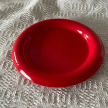 Plato redondo de cerámica de 6 pulgadas, de estilo, color blanco, vajilla elegante, apta para postre, pasta, desayuno en cafeterías y uso doméstico