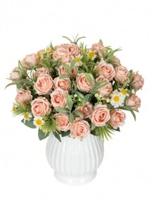 1PC/2PCS 人造花-玫瑰、丝绸玫瑰、假植物、家居、餐厅、客厅、户外花园装饰、插花艺术、摄影道具、秋季、春季、花瓶、花墙、花环、新娘花束、婚礼装饰、DIY 花环材料、生日派对装饰材料、家居装饰配件、情人节、新年礼物 - 彩色 - 查看 21