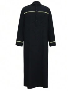 Herren Eid Al-Adha Thobe, Langarm Robe