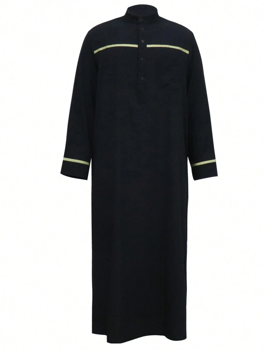Herren Eid Al-Adha Thobe, Langarm Robe