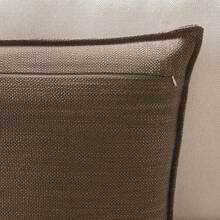 1pc Home Sofa Bedside Solid Color Minimalist Throw Pillow Cover - Coffee - View 6
