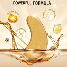 MELAO MELIAO Gold Collagen Under Eye Mask Patches - 60 Pairs Anti-Aging Eye Mask For Wrinkles, Dark Circles & Puffy Eyes, Hydrating & Firming Collagen Eye Patches With Gold, Skin Care Gifts For Women - 1.4g Each - Gold - View 3