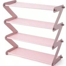 Zapateras Rack de zapatos for entrada, organizador de zapatos for trabajos pesados, estante de zapatos de pie for el armario, pasillo, dormitorio, montaje rápido Organizador de Zapatos    4 pisos - aleatorio - Ver 1