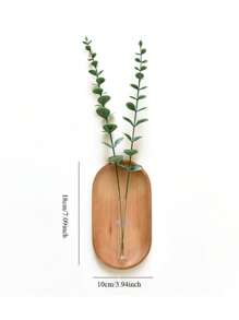 1 Stück Wanddekoration Wandblumenanordnung Anhänger DIY Handgemachte Vase Wohnzimmer Schlafzimmer Kreative Holzplatte Blumenutensilien Wanddekoration, Gartendekoration, Outdoor, Pflanzgefäß, Pflanzentopf, Gärtnerei