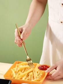 1 件/2 件/4 件普通方形塑料蘸酱/饺子盘