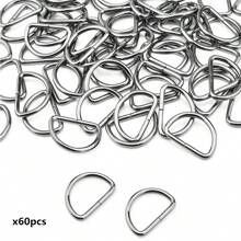 30/60/100 Pcs D-Ring Metal Buckles Sewing Accessories Suitable For Wallet/Bag/Handicraft/Collar DIY - One Size - View 13