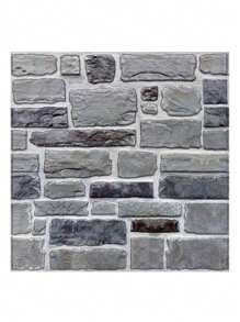 1pc/10pcs 3D Faux Stone Peel And Stick Wall Panels, 3D Wall Stickers For Living Room, Wall Tiles Self Adhesive Backsplash For Kitchen, Bathroom, Farmhouse Decor