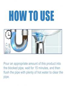 Toilet, Sink And Kitchen Drain Clog Removal And Cleaning Solution