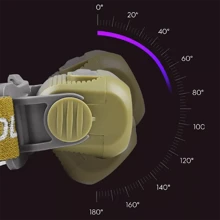 NetHong LED Motion Sensor Headlamp Night Fishing Head Light Waterproof USB Charging RLM - Multicolor - View 3