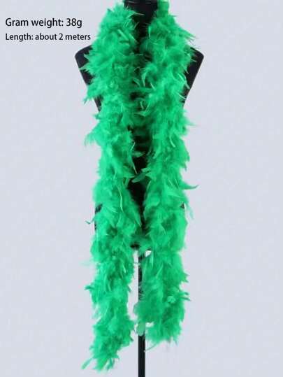 1 szt. damski szalik boa z piór indyczych, na przyjęcia urodzinowe, Halloween, Boże Narodzenie, do majsterkowania, wyścigów konnych, przyjęć herbacianych, Sylwestra itp.