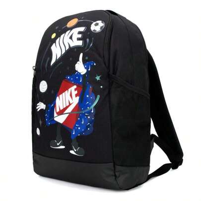 Nike 41*30*15厘米青少年学生背包，BRSLA BKPK - BOXY运动包，时尚便捷休闲户外旅行徒步 FN1359-010