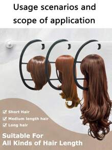 1Pc Wig Stand, Wig Head Stand For Multiple Wigs Collapsible Holder Wig Display Tool Travel Stand For All Wigs, Portable Wig Holder Hat Display Portable Travel Wig Holder Stands For Multiple Wig Head Stand Stable