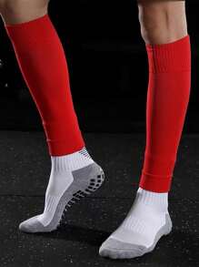 1 Pair Youth Sports Leg Sleeves, Children's Football Leg Warmers, Sports Knee Pads Anti-Friction Leg Warmers, Suitable For Children Aged 10-16 For Outdoor Activities - Multicolor - View 4