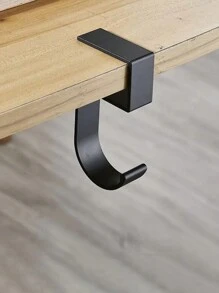 1 pezzo Gancio portatile per zaino, supporto per borsa spostabile per scrivania d'ufficio, accessorio da agganciare al bordo della scrivania in classe